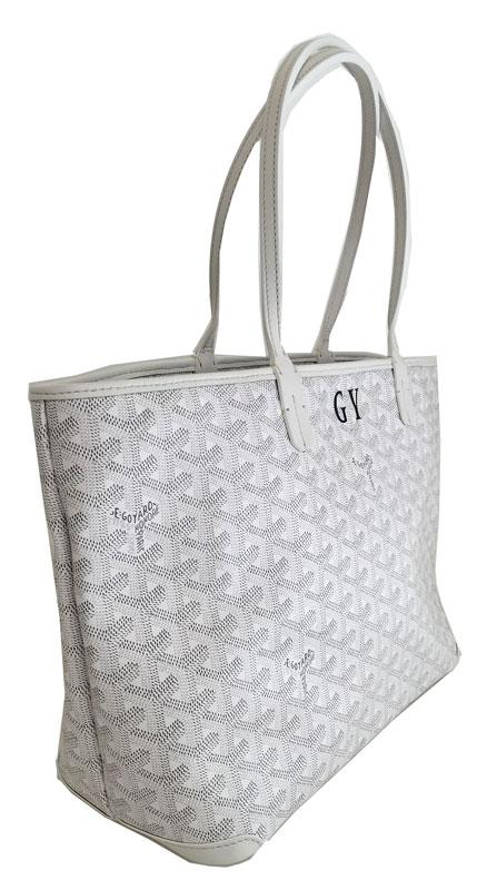 GOYARD ゴヤール 「アルトワ」 白 ホワイト マーカージュ入 GY トート バッグ Goyard2020085 - 商品画像 7
