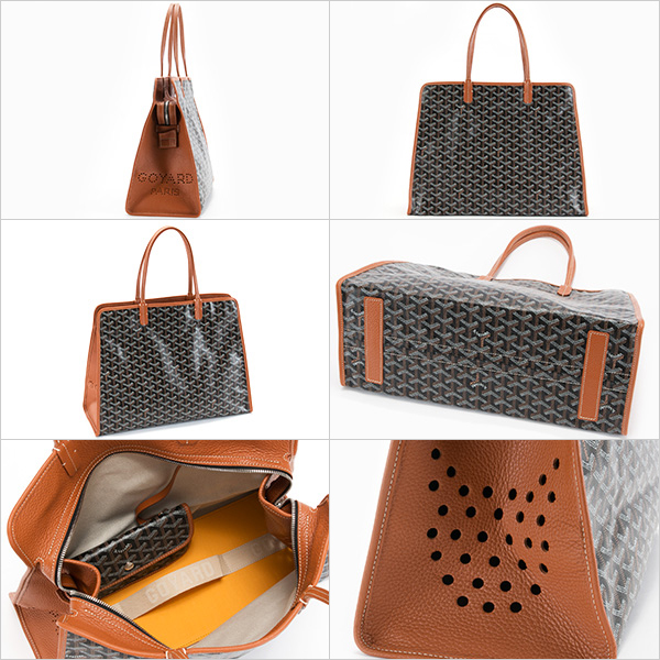 ゴヤールスーパーコピー GOYARD ペット用 キャリーバッグ ボストンバッグ 犬 猫 ヘリンボーン ブラック×ブラウンgeya2205 - 商品画像 2