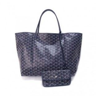 コピーゴヤールバッグ 定番 GOYARD トートバッグ サンルイGM ネイビーgeya2237
