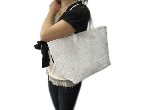 ゴヤール バッグ 定番 GOYARD トートバッグ サンルイPM ホワイトgeya2236 - 商品画像 3