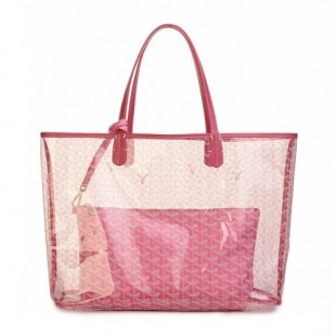 ゴヤールスーパーコピーサンルイ 濃いピンクGM/ゴヤール GOYARD サンルイ 人気が高い 人気バッグ☆透明 geya50013