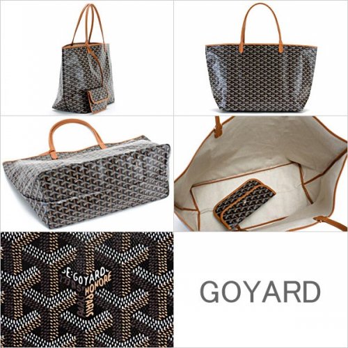 ゴヤールコピーコーヒー×黒PM/ゴヤール トートバッグ GOYARD サンルイ 高品質 人気バッグ☆サンルイ geya50020 - 商品画像 2