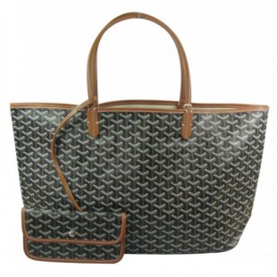 ゴヤールスーパーコピー人気バッグ☆サンルイ GOYARD 高品質 コーヒー×黒GM geya50026