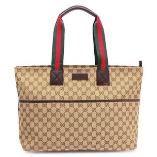 グッチブランドコピー トートバッグGUCCI マザーズバッグ ベビーマット付き GG柄キャンバス ベージュ×ダークブラウン 155524 F4FOR 9791
