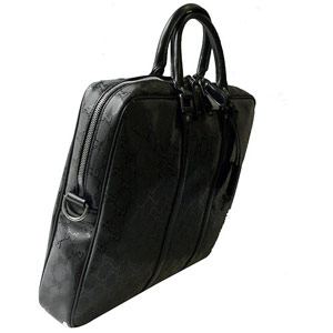 グッチバッグスーパーコピー GUCCI ビジネスバッグ/ブリーフケース GG柄 IMPRIMEE PVC /GGインプリメ ブラック 201480 FU49R 1000 - 商品画像 8