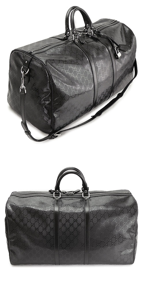 グッチバッグスーパーコピー ボストンバッグ GUCCI 2WAY ショルダーバッグ GGIMPRIME/GGインプリメ GG柄レザー ブラック 206500 FU49R 1000 - 商品画像 2