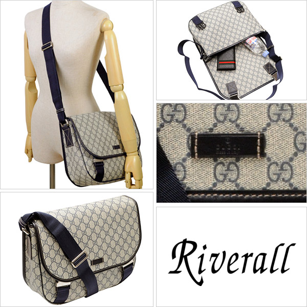 グッチスーパーコピーGUCCI 斜めがけショルダーバッグ メンズ ネイビーブルー 201732kgdix4075 - 商品画像 2