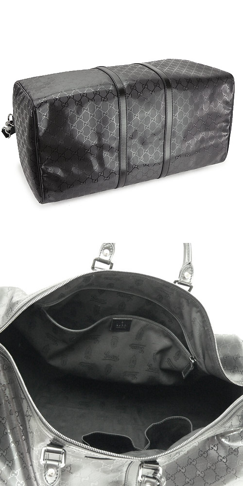 グッチバッグスーパーコピー ボストンバッグ GUCCI 2WAY ショルダーバッグ GGIMPRIME/GGインプリメ GG柄レザー ブラック 206500 FU49R 1000 - 商品画像 4