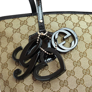 グッチスーパーコピーブランド トートバッグ GUCCI ショルダーバッグ 『2015年春夏新作』JOLIE/ジョリー ロゴチャーム GG柄キャンバス ベージュ×ブラック 211976 FAF4X 9769 - 商品画像 5
