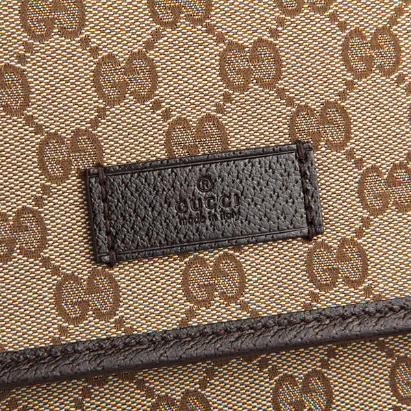 グッチコピー ショルダーバッグ GUCCI 233052 F4F5R 9791 バッグ GGキャンバス ユニセックス ベージュ/ダークブラウン GGパターン ロゴ ウェビング メンズ エレガント - 商品画像 6