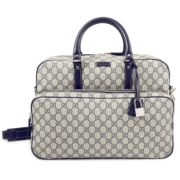 グッチバッグスーパーコピー GUCCI 246478 FP47N 4075 GGシュプリーム ショルダーバッグ ベージュ/ネイビー - 商品画像 1