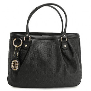 グッチバッグコピー トートバッグ GUCCI ショルダーバッグ SUKEY/スーキー GGチャーム GG柄レザー/グッチ シマ ブラック 296835 AA61G 1000