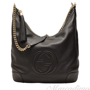 グッチブランドスーパーコピー GUCCI ショルダーバッグ チェーンショルダー レディース SOHO/ソーホー ブラック レザー 308981a7m0g1000 - 商品画像 5