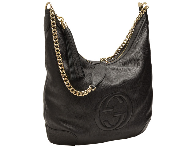 グッチブランドスーパーコピー GUCCI ショルダーバッグ チェーンショルダー レディース SOHO/ソーホー ブラック レザー 308981a7m0g1000 - 商品画像 3