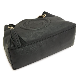 グッチスーパーコピーバッグ トートバッグ GUCCI ショルダーバッグ SOHO/ソーホー タッセル レザー ブラック 308982 A7M0G 1000 - 商品画像 4