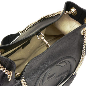 グッチスーパーコピーバッグ トートバッグ GUCCI ショルダーバッグ SOHO/ソーホー タッセル レザー ブラック 308982 A7M0G 1000 - 商品画像 5