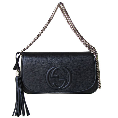 グッチ GUCCI ショルダーバッグ レディース ソーホー SOHO レザー チェーンバッグ ブラック 336752 A7M0G 1000 - 商品画像 6