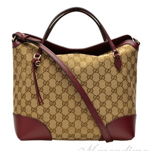 グッチスーパーコピー GUCCI BREE 2wayトートバッグ ベージュ×ルビーレッド GGキャンバス×レザー 353120kh1bg9797
