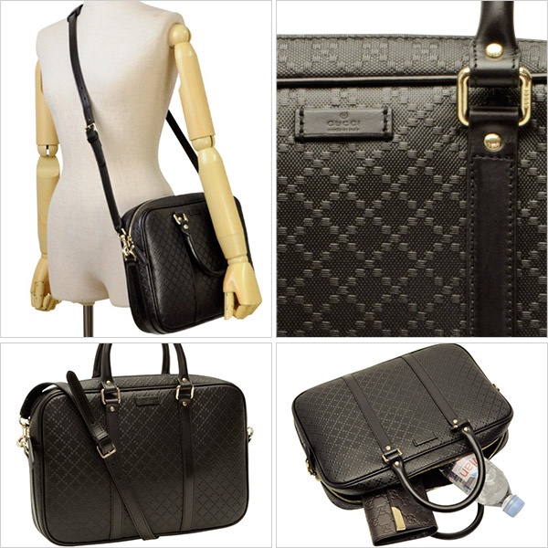 グッチコピーGUCCI 2Wayブリーフケース/ビジネスバッグ メンズ ブラック 344357aiz1y1000 - 商品画像 2