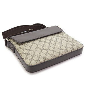 グッチブランドバッグコピー ショルダーバッグ GUCCI ななめがけバッグ『2015年春夏新作』 MESSENGER/メッセンジャー GGスプリーム キャンバス PVC ベージュ×ダークブラウン 353430 KGDIG 8588 - 商品画像 4