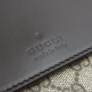 グッチブランドバッグコピー ショルダーバッグ GUCCI ななめがけバッグ『2015年春夏新作』 MESSENGER/メッセンジャー GGスプリーム キャンバス PVC ベージュ×ダークブラウン 353430 KGDIG 8588 - 商品画像 5