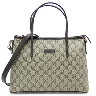 グッチコピー トートバッグ GUCCI 2WAYショルダーバッグ GG SUPREME SELLERIA/GGスプリームキャンバス ベージュ×ダークブラウン 353440 KGDHG 9643 01