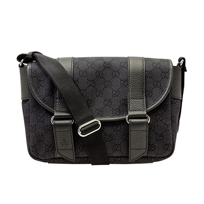 スーパーコピーGUCCI 斜めがけショルダーバッグ レディース ブラック GGデニムxレザー 374429f5din1160 - 商品画像 3