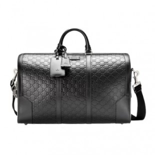スーパーコピーGUCCIグッチ グッチシグネチャーレザーダッフル 旅行カバン 2WAYボストンバッグ ショルダーバッグ 406380 CWCBN 1000