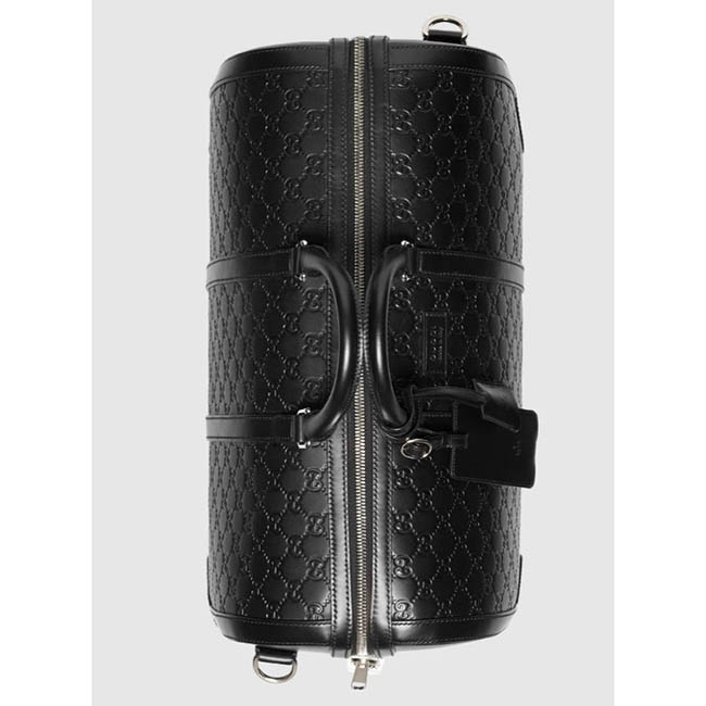 スーパーコピーGUCCIグッチ グッチシグネチャーレザーダッフル 旅行カバン 2WAYボストンバッグ ショルダーバッグ 406380 CWCBN 1000 - 商品画像 1