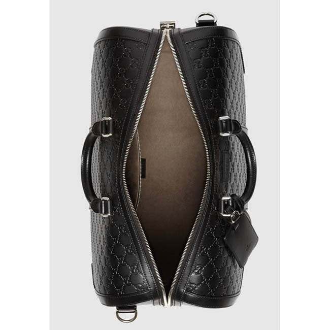 スーパーコピーGUCCIグッチ グッチシグネチャーレザーダッフル 旅行カバン 2WAYボストンバッグ ショルダーバッグ 406380 CWCBN 1000 - 商品画像 6