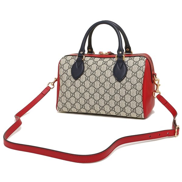 グッチスーパーコピー ハンドバッグ レディース GUCCI 409529 KLQIG 4096 ベージュ レッド ネイビー - 商品画像 4