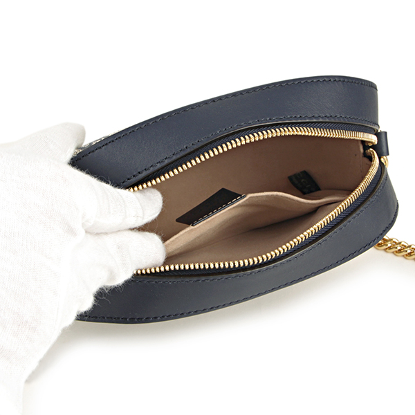 グッチ ショルダーバッグ GUCCI 409535 KHNKG 4075 バッグ GGスプリーム GG SUPREME ミニチェーンバッグ レディース BEIGE/BLUE ベージュ/ブルー 青 - 商品画像 1