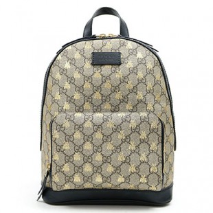 スーパーコピーグッチ 【GUCCI】 GGスプリーム キャンバス ビー バックパック ベージュ×ブラックレザー リュックサック デイパック レディース 蜂 ハチ プリント 427042 9N0AG 8319 - 商品画像 2