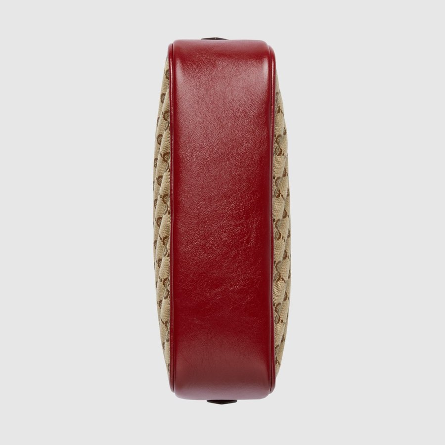 スーパーコピーグッチ GUCCI GGマーモント スモール ショルダーバッグ レッド レザー 447632 HVKEG 8561 - 商品画像 3