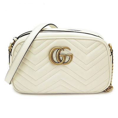 グッチコピー スモール ショルダーバッグ GG MARMONT レディース オフホワイト 448065 DTD1T 9022 - 商品画像 3