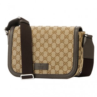 グッチ ショルダーバッグ GUCCI 449172 KY9KN 9886 アウトレットGGキャンバス GG CANVAS ユニセックス BEIGE/DARK BROWN ベージュ/ダークブラウン