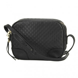 スーパーコピーグッチ ショルダーバッグ GUCCI 449413 BMJ1G 1000 マイクロ グッチシマ レディース BLACK ブラック 黒 GG 型押し クロスボディ 上品 カジュアル