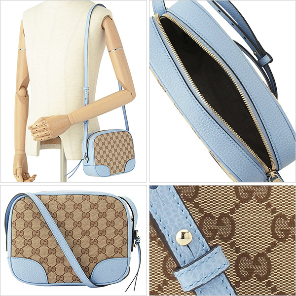 グッチスーパーコピー GUCCI 斜めがけショルダーバッグ レディース カーキ/ライトブルー 449413ky9lg8611 - 商品画像 2