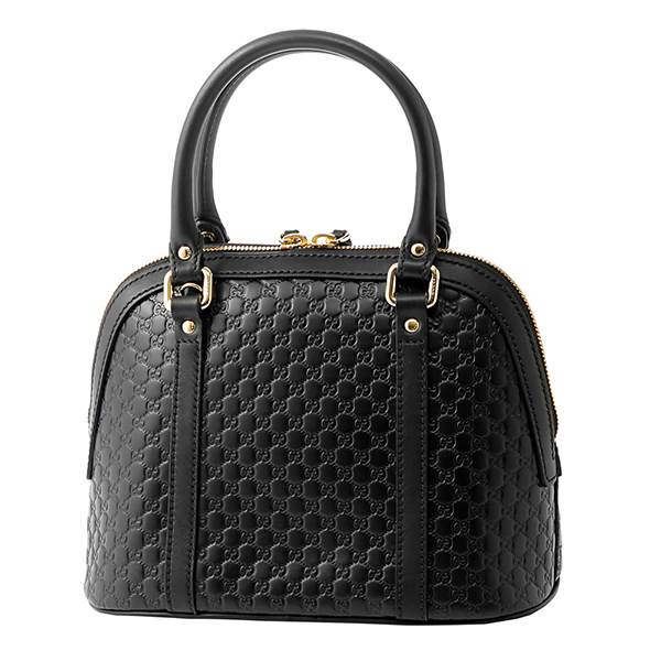 グッチ ハンドバッグ GUCCI 449654 BMJ1G 1000 マイクロ グッチ シマ レディース BLACK ブラック 黒 クロスボディ 2WAY GG 型押し エレガント - 商品画像 4