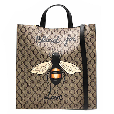 GUCCI トートバッグスーパーコピー/ショルダーバッグ ビープリント GGスプリーム BEE PRINT GG SUPREME ベージュ&ブラック 450950 K571T 8666 メンズ レディース - 商品画像 7