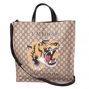 グッチコピー トートバッグ/ショルダーバッグ GUCCI ベンガル/虎 GGスプリーム ブラウン/ベージュ ブラック 450950K571T8668 - 商品画像 2