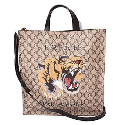 グッチコピー トートバッグ/ショルダーバッグ GUCCI ベンガル/虎 GGスプリーム ブラウン/ベージュ ブラック 450950K571T8668 - 商品画像 7