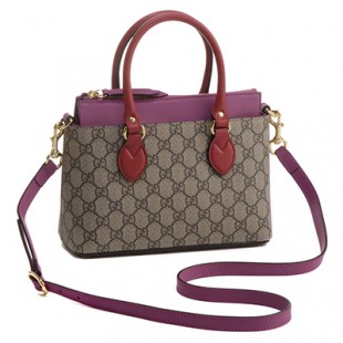 グッチスーパーコピー GUCCI 2WAYバッグ 453177 KLQIG 9784 ベージュ×ハイビスカスレッド×ピンク