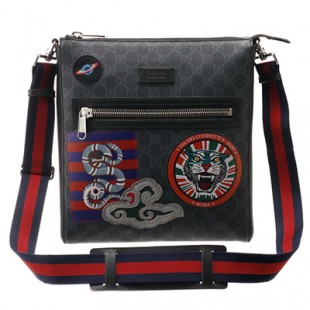 GUCCIコピー ショルダーバッグ 【NIGHT COURRIER：ナイトクーリエ】 474137 9F23N 8850 ネイビー