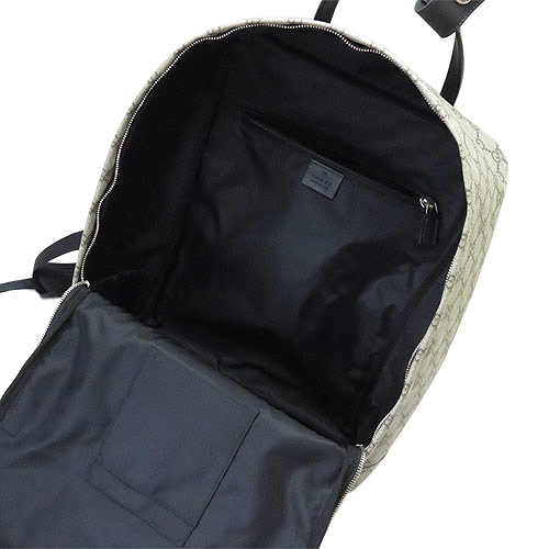 グッチ リュックサック 495558 K9R5N 9692 GUCCI バックパック GG柄 PVC キャンバス ベージュ×ブラック - 商品画像 5