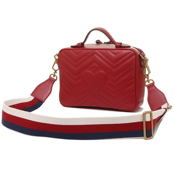 グッチ ハンドバッグ ショルダーバッグ レディース GUCCI 498100 DTDPT 8227 レッド - 商品画像 4
