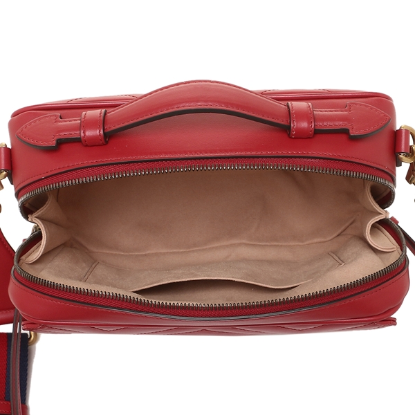 グッチ ハンドバッグ ショルダーバッグ レディース GUCCI 498100 DTDPT 8227 レッド - 商品画像 1