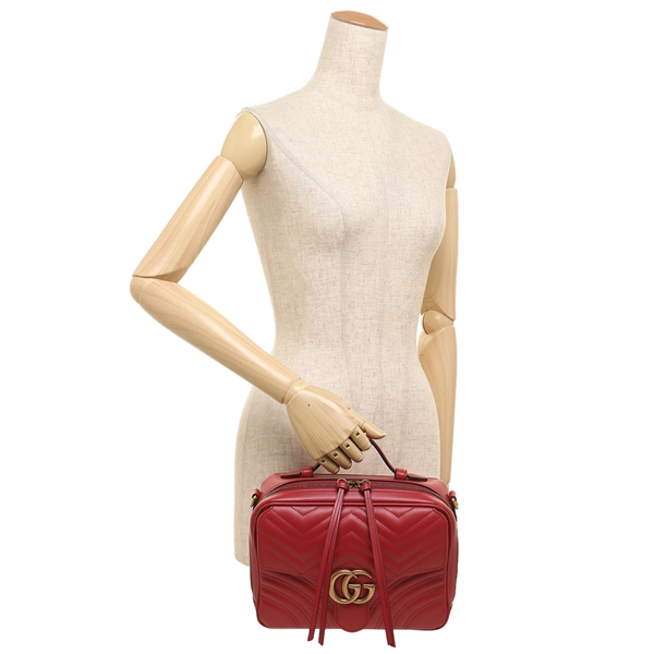 グッチ ハンドバッグ ショルダーバッグ レディース GUCCI 498100 DTDPT 8227 レッド - 商品画像 6