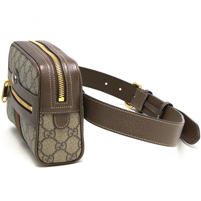 グッチ GUCCI ベルトバッグ/ウエストバッグ GGスプリーム/GG SUPREME ベージュ&エボニー&ブラウン 517076 96I3B 8745 2019年春夏新作 メンズ レディース - 商品画像 5