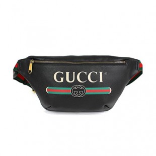 スーパーコピーGUCCI ベルトバッグ ウエストバッグ メンズ グッチプリント 黒 530412GCCT8164
